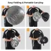 Step-by-step front view showing how to fold the K&F Concept KF18.0001 56cm 5 in 1 Circular Lighting Reflector.