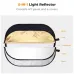 Front view diagram displaying 5 surfaces of K&F Concept KF18.0011 100x150cm 5 in 1 Rectangular Lighting Reflector.