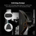 Side-angle setup view of K&F Concept KF18.0021 30x120cm Strip Softbox with Grid illustrating grid bag storage design.