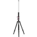 Full view of Ulanzi VL119 RGB Handheld Light Wand mounted on tripod with extended height