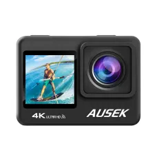 AUSEK AT-Q60TR Combo 4K Dual Screen WiFi Action Camera