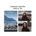 DJI Osmo Pocket 4P Standard Combo feature graphic showcasing cinematic slow motion and clear 4K video capture.