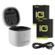 TELESIN Allin BOX Portable Storage Charger for GoPro Hero 9/10/11 with 2 Batteries