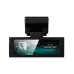 WiWW wi-dc201 dash camera with large touchscreen, sleek black body and mounted bracket for windshield installation
