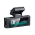 WiWW wi-dc201 4K WiFi dash cam with wide touchscreen display, music interface UI and compact modern car mount design