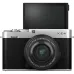 FUJIFILM X-E4 Mirrorless Camera with 27mm Lens Silver