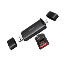 UGREEN CM803 2-in-1 USB-A & Type-C Memory Card Reader #65024