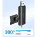 Promotional view of the UGREEN CM803 2-in-1 USB-A & Type-C Memory Card Reader #65024 highlighting 300MBps transfer speed support