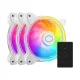 Cooler Master MasterFan MF120 HALO² 3 in 1 Case Fan White