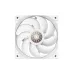 Front view of a white DeepCool FT12 WH case fan with nine blades and clear center hub.