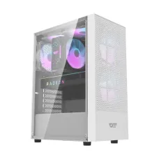 Aigo DarkFlash A290 Tempered Glass ATX White Gaming Case