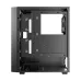 Antec AX65 ARGB Mid Tower Gaming Casing side interior view with motherboard tray and component mounting space
