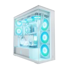 Arctic Xtender VG E-ATX Mid Tower Casing White With Vertical GPU Mounting Kit