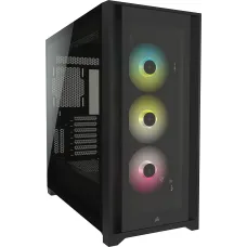 Corsair iCUE 5000X RGB Tempered Glass Mid-Tower ATX PC Smart Case