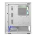Side Interior: Cougar Airface Pure RGB case interior showing motherboard area, storage mounts and cable routing