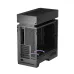 Angled view of DeepCool CL660 Casing showing modular tower layout with RGB fans and perforated rear panel.
