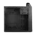 Side interior view of Golden Field 3302 M-ATX Mini Tower Case with PSU highlighting motherboard and drive bays