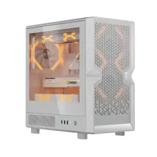 Golden Field H01 M-ATX Mini Tower Gaming Casing White