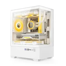 Golden Field T01 M-ATX Mini Tower Gaming Casing White