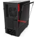 NZXT H510i Compact Mid Tower Black & Red Casing with Smart Device 2