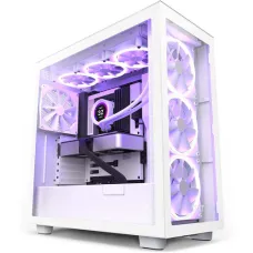 NZXT H7 Elite Premium Mid-Tower Casing White