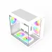 T-Wolf Mystery Box NV X5 Infinity ARGB M-ATX Mid Tower Gaming Casing White