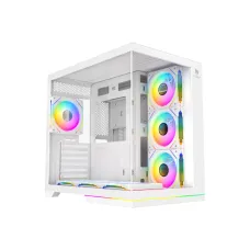 T-Wolf YORU ARGB Mid-Tower ATX Gaming Casing White