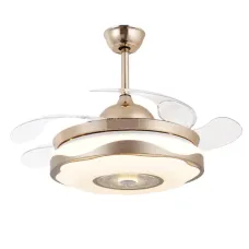 Breezelux BL-1540 48" Decorative Chandelier Ceiling Fan With Light and Remote