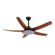 Breezelux BL-2502 52" Decorative Silent Ceiling Fan With Light and Remote