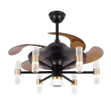 Breezelux BL-2519 48" Luxury Decorative Chandelier Ceiling Fan With Light and Remote