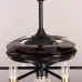 Breezelux BL-2519 48" Luxury Decorative Chandelier Ceiling Fan With Light and Remote