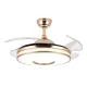 Breezelux BL-6094 36" Luxury Decorative Chandelier Ceiling Fan With Light and Remote