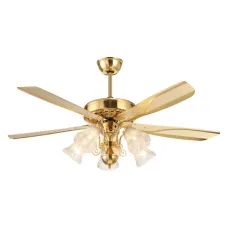 Qulik Luxoria UL 52" Ceiling Fan With Light and Remote