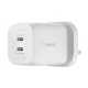 Belkin BoostCharge Pro 65W PD 3.0 PPS GeN Dual Type-C Charger Adapter