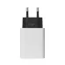 Google 30W Adapter side view with eu plug type visible and white black compact design