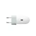 Google 45W Adapter front and side view with Type-C port and compact white design