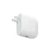 Google 45W Adapter compact white Type-C charger with two prongs and minimalist design