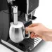 De'Longhi Dinamica ECAM350.15.B frothing milk with its integrated steam wand.