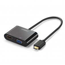 Ugreen HDMI To VGA + HDMI + 3.5mm Converter #40744 