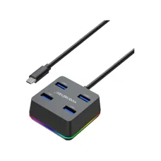 Yuanxin X-3205T Type-C Male to Quad USB Type-C Hub