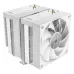 Front angled view of Antec F620 Digital Pro CPU Air Cooler with dual-tower heatsink and dual fans.