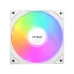 Antec Omni 360 ARGB AIO Liquid CPU Cooler fan view with vibrant ARGB lighting and black frame
