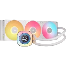 Corsair iCUE LINK TITAN 360 RX LCD 360mm Liquid CPU Cooler White With Display