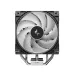 Front view of DeepCool AG400 G2 ARGB CPU Cooler with large fan, curved blades, and visible heat pipes.