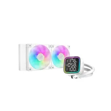 DeepCool LD240 WH 240mm ARGB Liquid CPU Cooler With Display