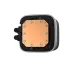 The Deepcool LP240 CPU cooler's water block features a copper baseplate and mounting screws.