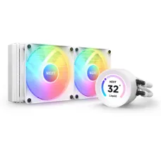 NZXT Kraken Elite 240 RGB 240mm AIO Liquid CPU Cooler White with LCD Display 