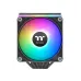 Front view of Thermaltake ASTRIA 600 ARGB Lighting CPU Cooler showing large RGB fan with multicolor effects.