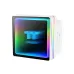 Front view of Thermaltake TH360 V3 ARGB Sync CPU Cooler showing RGB infinity mirror design with TT logo.