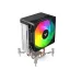 Value‑Top GLACIO X100 RGB Air CPU Cooler with dual heat pipes, aluminum fins, and single RGB fan